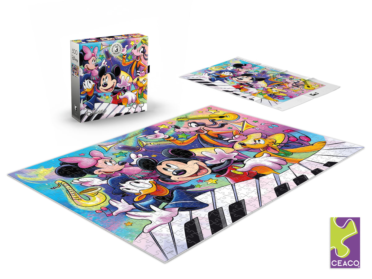 Silver Select: Disney Mickey's Music 500 Piece Puzzle