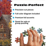 Gold Collection – Adirondack Lake 500 Piece Jigsaw Puzzle - Abraham Hunter