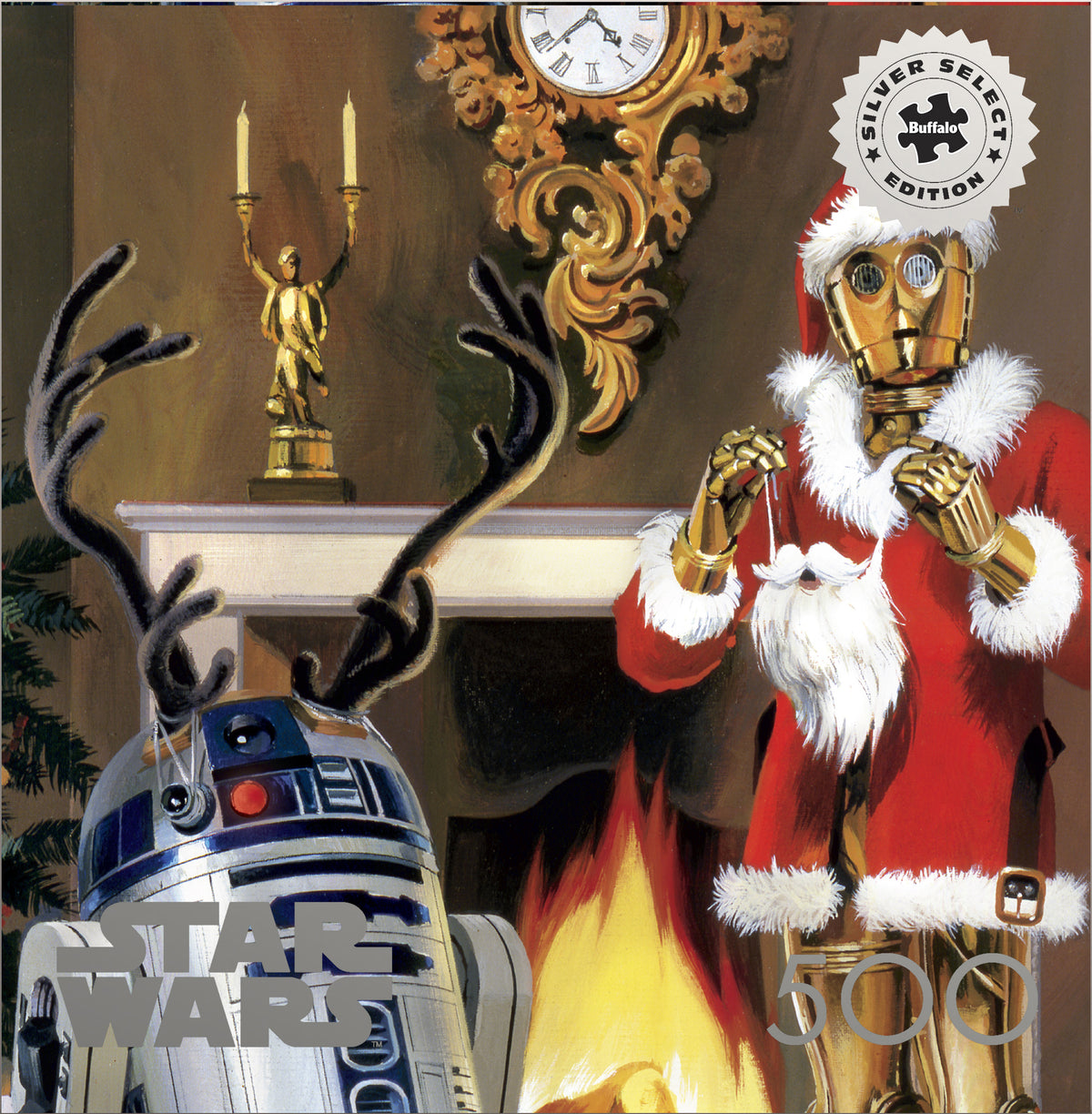 Star Wars Silver/Noir Select: All I Want for Christmas is R2 500 Piece Jigsaw Puzzle
