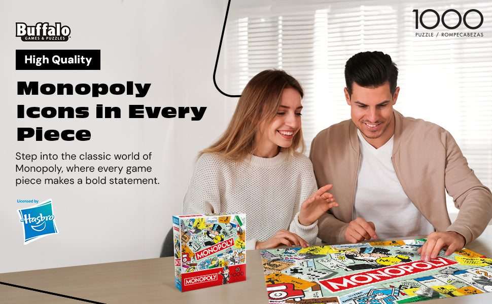 Monopoly Collage 1000 Piece Puzzle