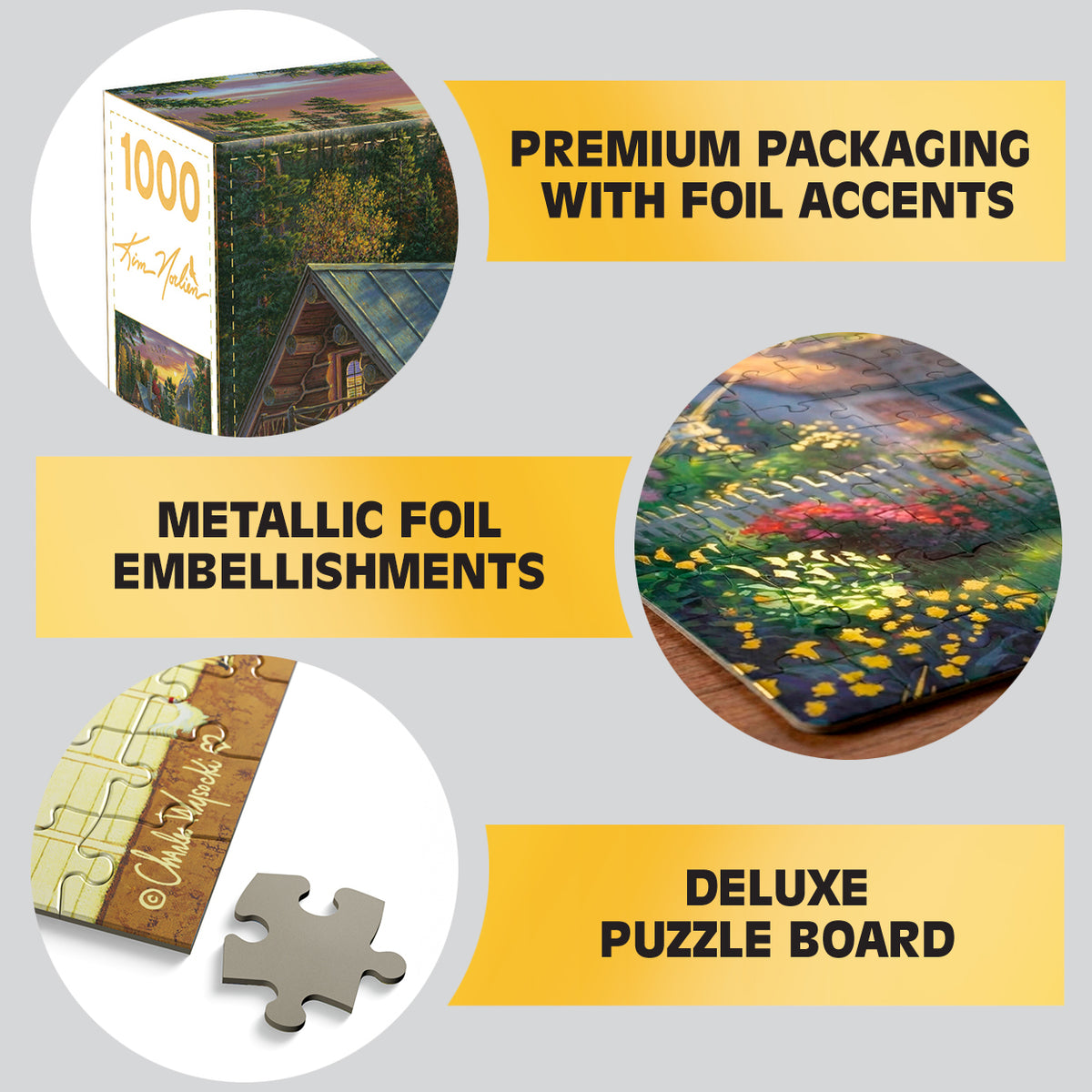Gold Collection: Mountain Paradise 1000 Piece Puzzle