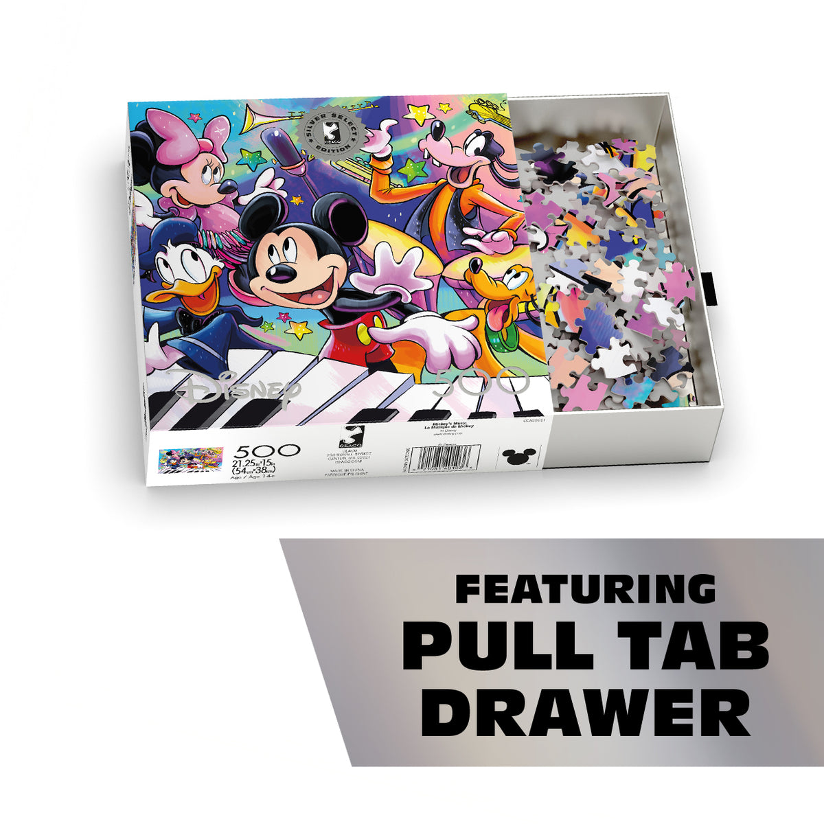 Silver Select: Disney Mickey's Music 500 Piece Puzzle