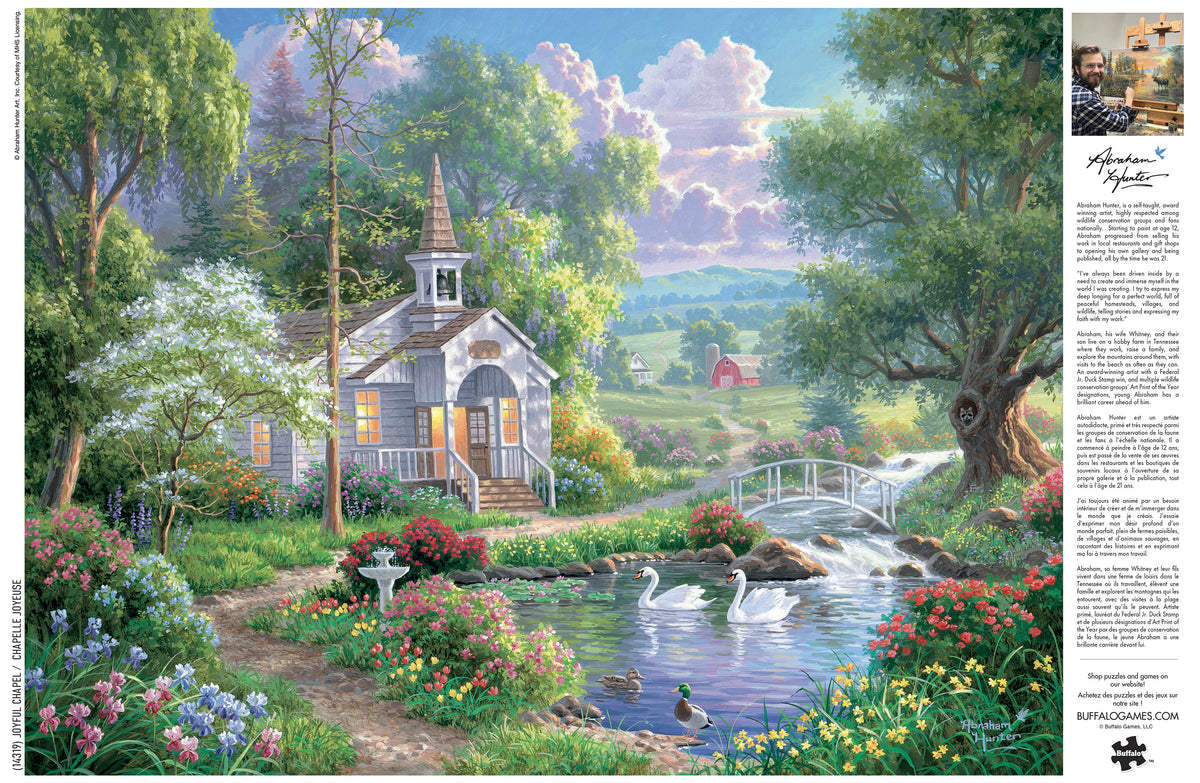 Abraham Hunter: Joyful Chapel 1000 Piece Puzzle