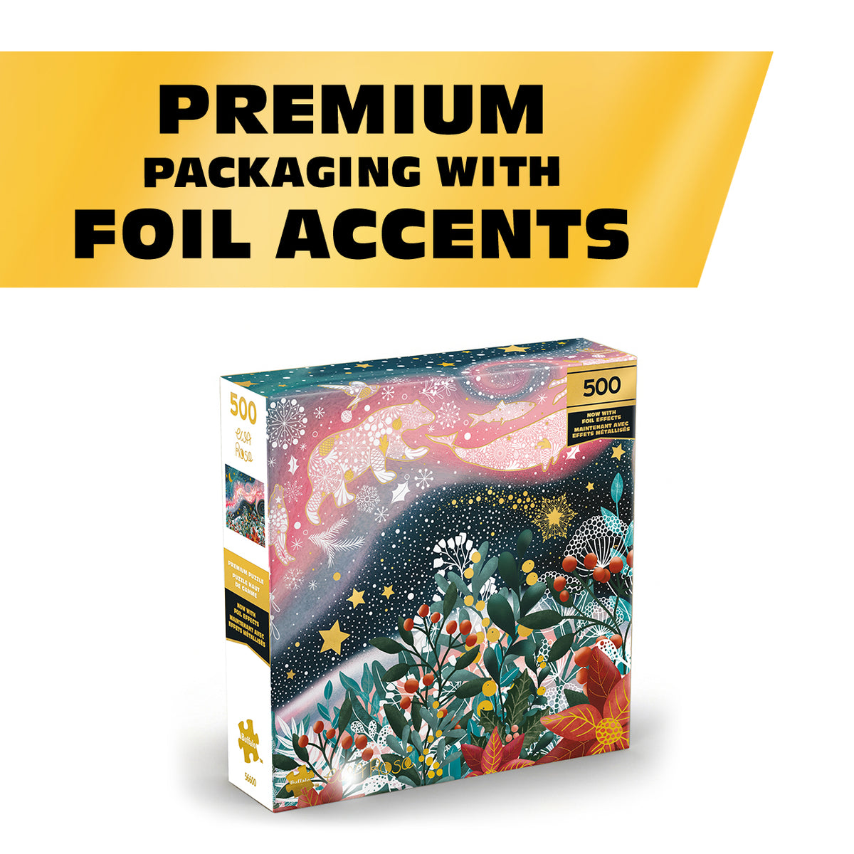 Gold Collection: Celestial Animals 500 Piece Puzzle