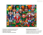 Silver Select Nutcrackers for Christmas 1000 Piece Puzzle