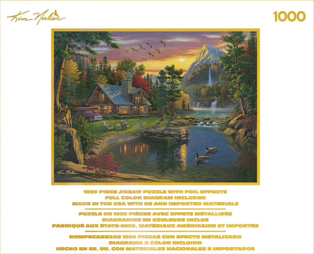 Gold Collection: Mountain Paradise 1000 Piece Puzzle