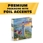 Gold Collection – Evening Watch 500 Piece Jigsaw Puzzle - Abraham Hunter