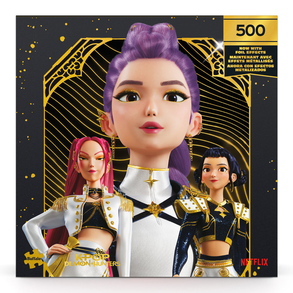 Gold Collection: KPop Demon Hunters Golden Huntrix 500 Piece Puzzle