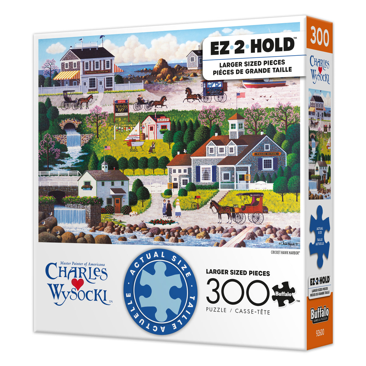 Charles Wysocki: Cricket Hawk Harbor 1000 Piece Puzzle