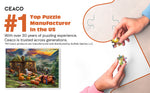 Ceaco Silver Select - Thomas Kinkade Harry Potter - Hagrid’s Hut - 1000 Piece Silver Select Jigsaw Puzzle