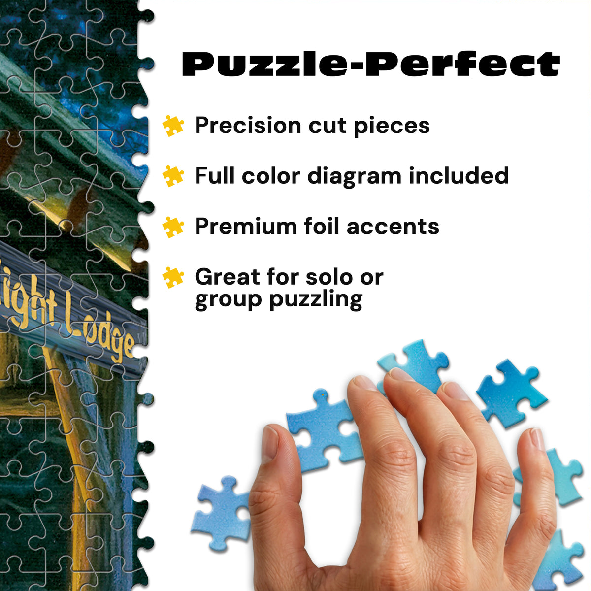 Gold Collection: Moonlight Lodge 1000 Jigsaw Puzzle