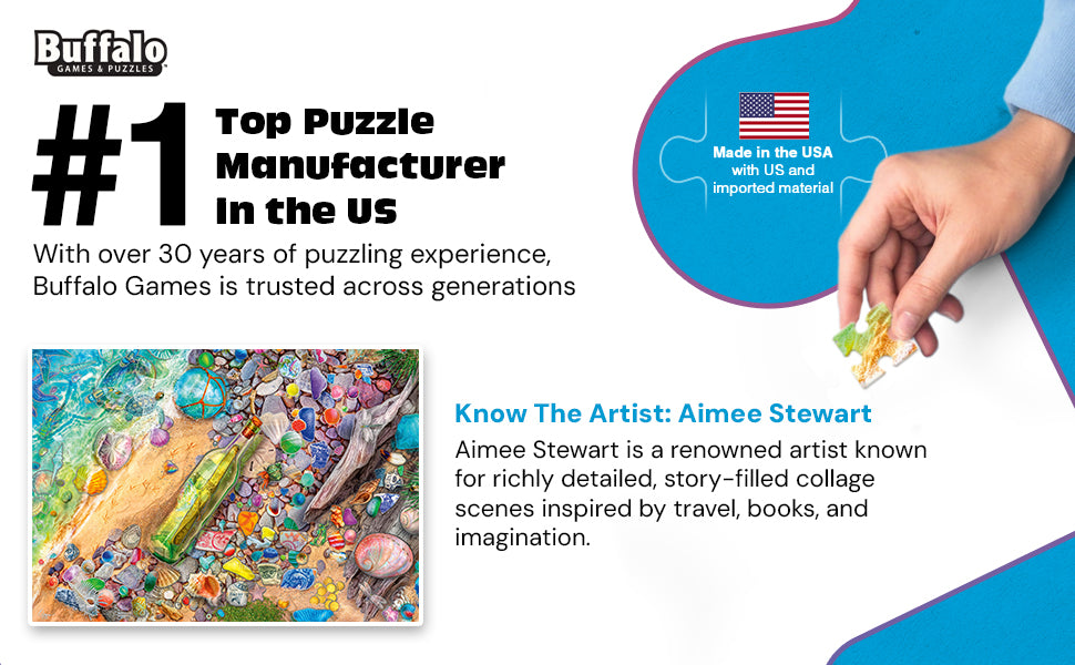 Silver Select - Aimee Stewart: Beachcomber's Bounty 500 Piece Puzzle