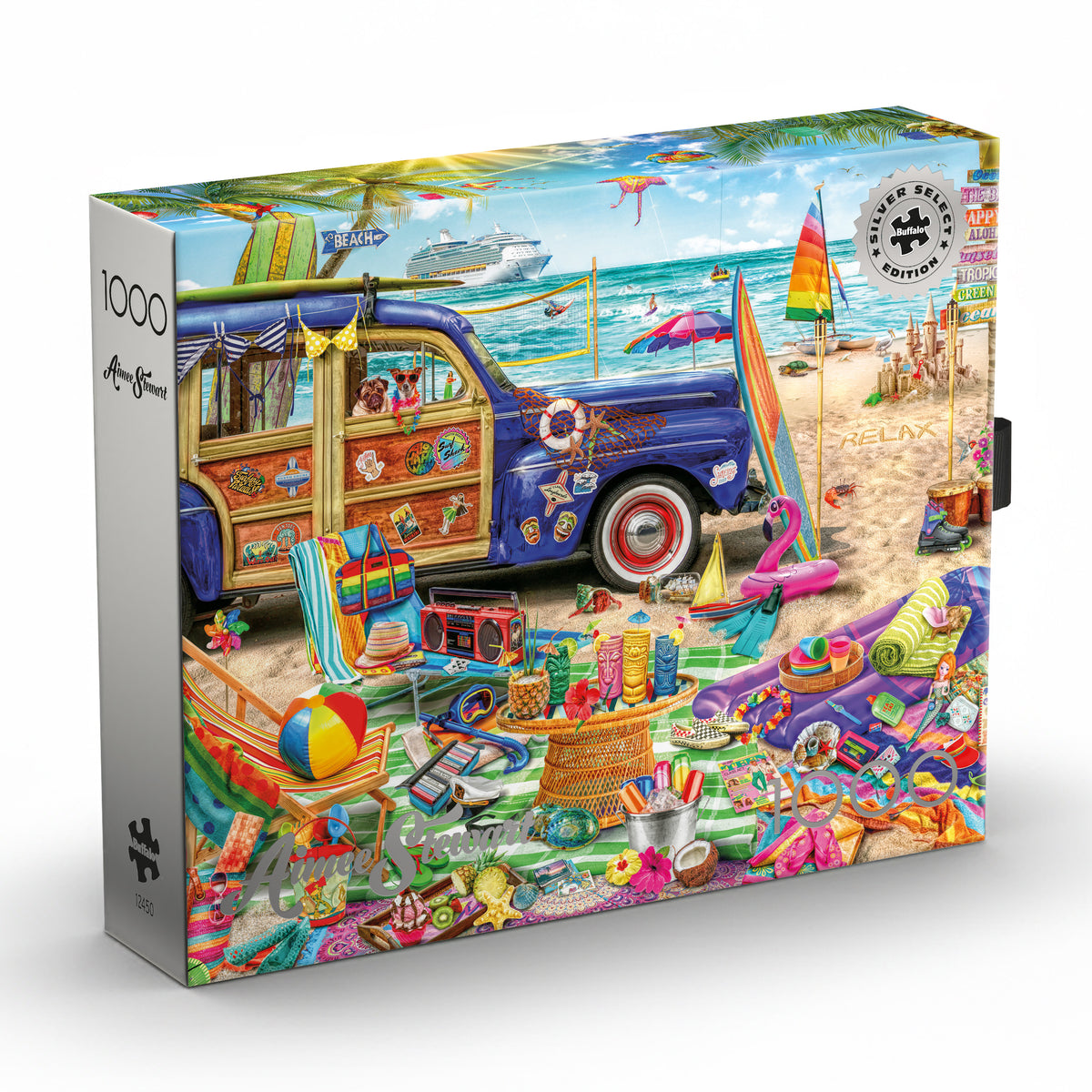 Aimee Stewart - Beach Vacation - 1000 Piece Silver Select Jigsaw Puzzle