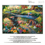 Thomas Kinkade Disney Silver Select: Alice in Wonderland 500 Piece Puzzle