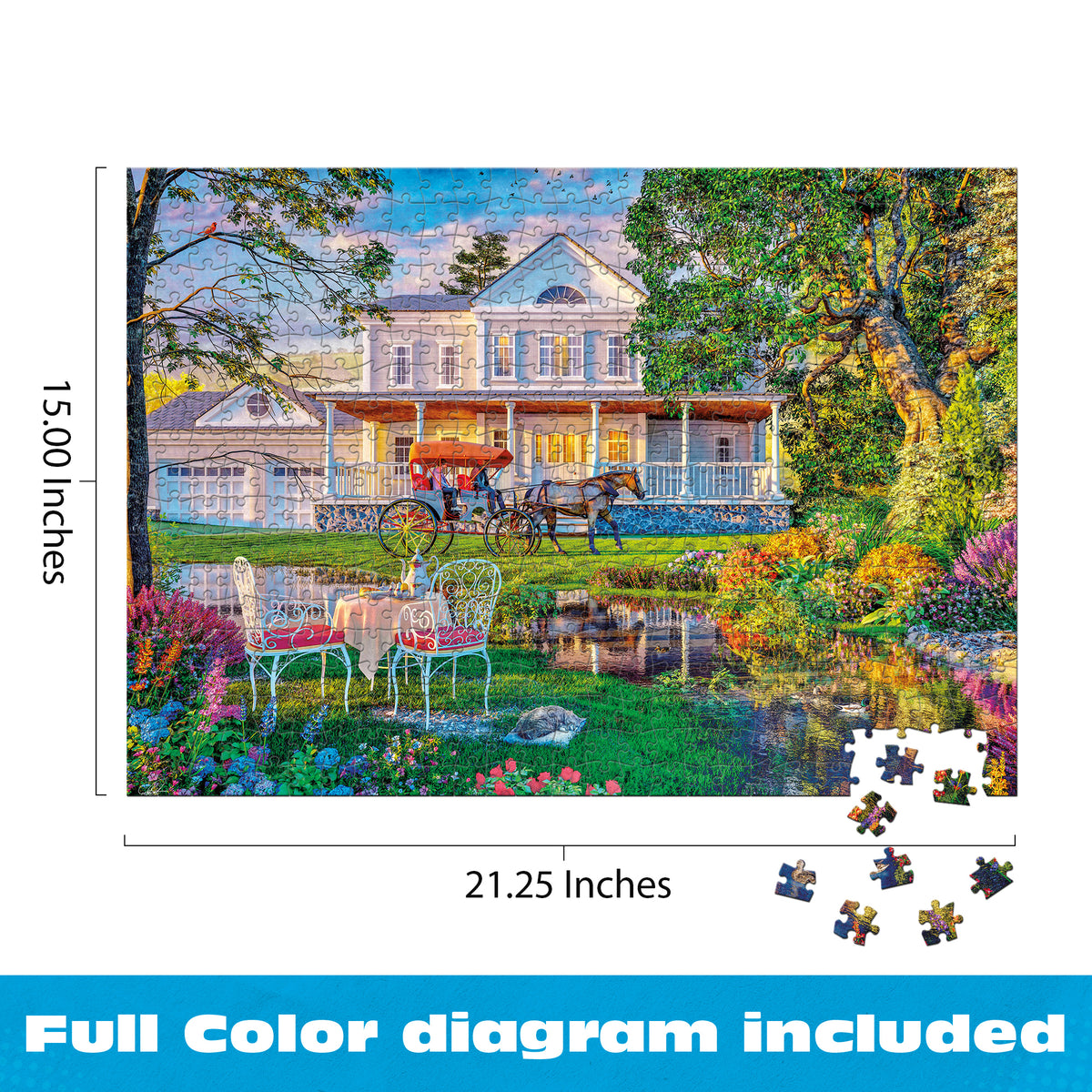 Country Life: Country Estate 500 Piece Puzzle