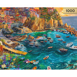 Gold Collection: Cinque Terre Seas – 1000 Piece Jigsaw Puzzle