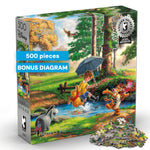 Thomas Kinkade Disney Silver Select: Winnie the Pooh 500 Piece Puzzle