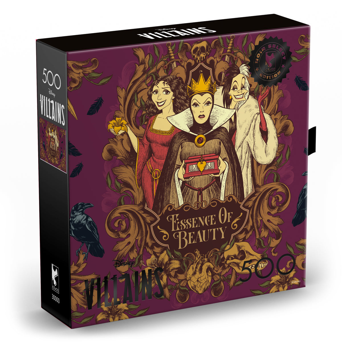 Ceaco – 500 Piece Disney Noir SVillians Essence Of Beauty Jigsaw Puzzle