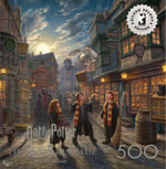 Silver Select: Harry Potter: Diagon Alley (Thomas Kinkade) 500 Piece Puzzle