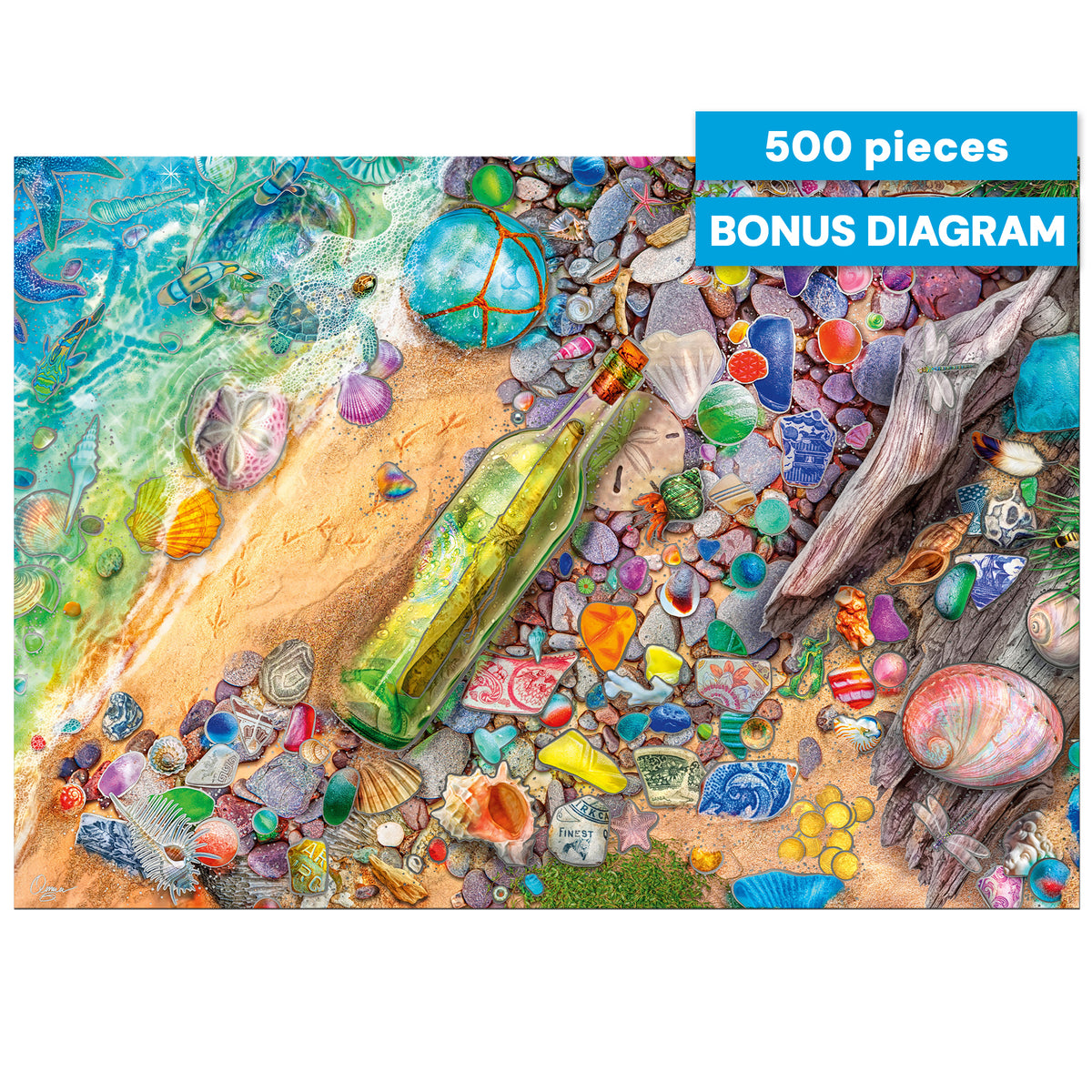 Silver Select - Aimee Stewart: Beachcomber's Bounty 500 Piece Puzzle