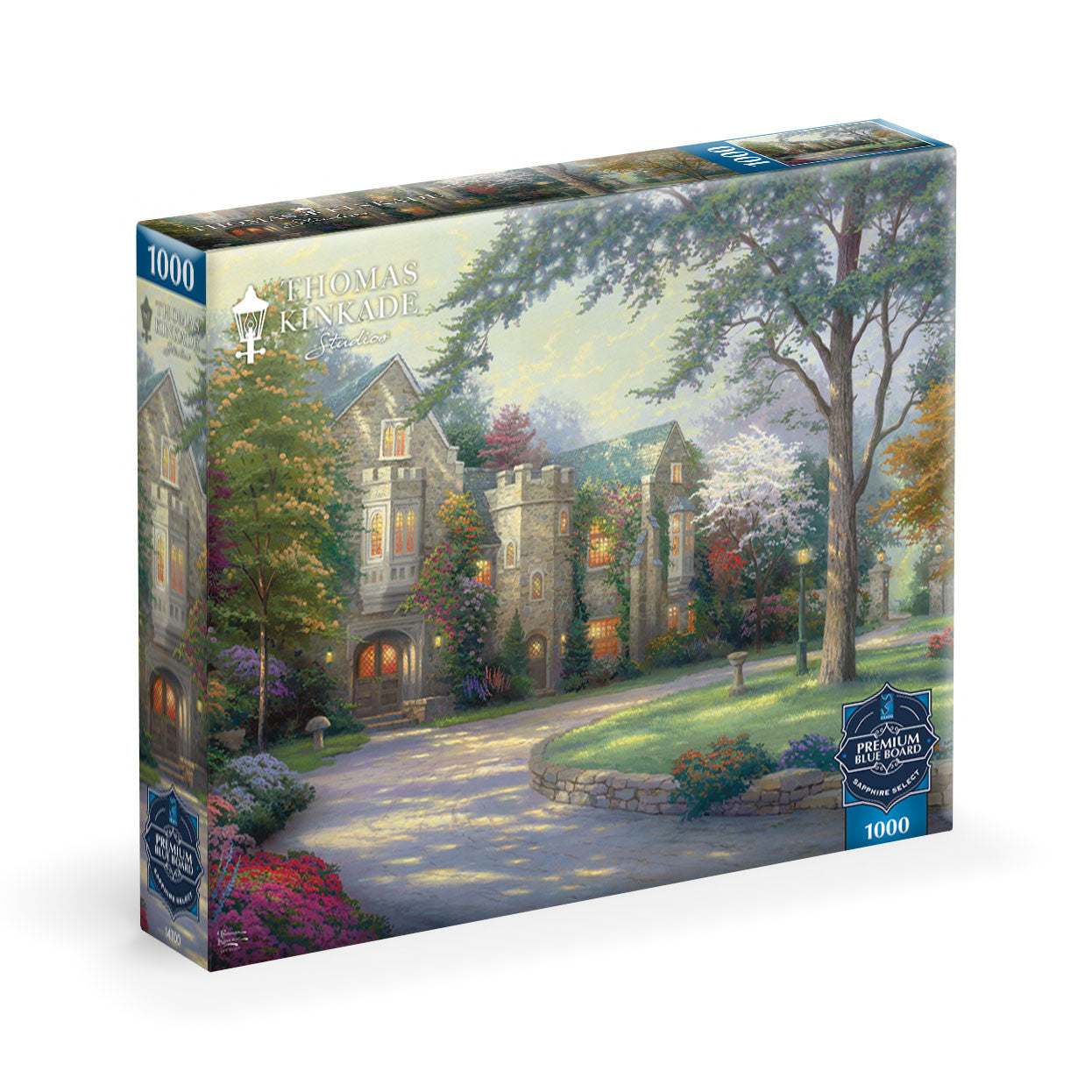 Ceaco: Sapphire Select: Thomas Kinkade - Beyond Summer Gate 1000 Piece Puzzle (Premium Blue Board)