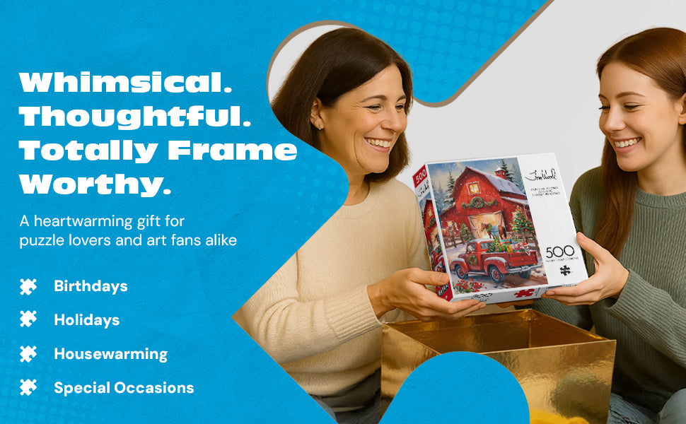 Country Life: Delivering Christmas 500 Piece Jigsaw Puzzle
