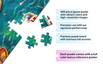 Gold Collection: Cinque Terre Seas – 1000 Piece Jigsaw Puzzle