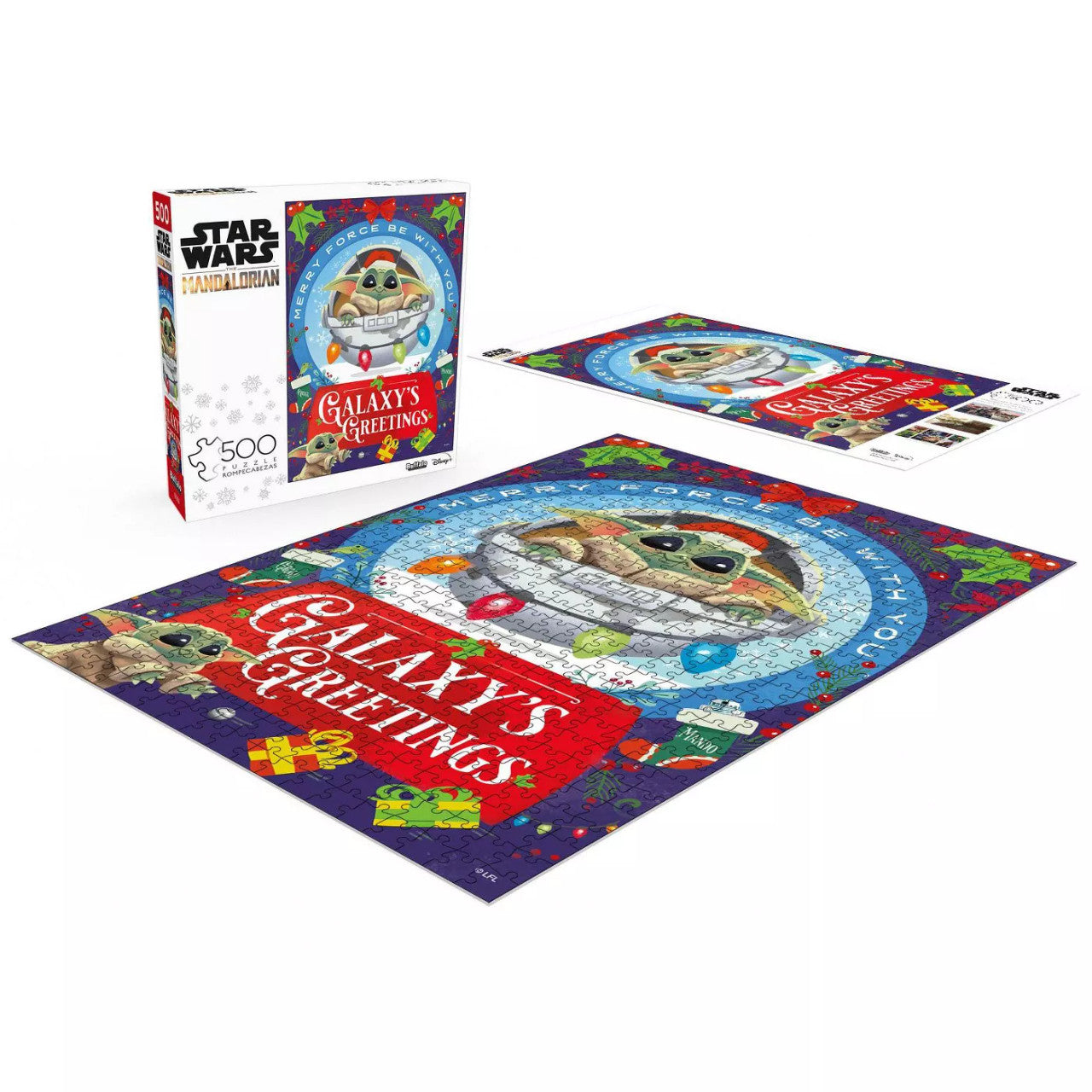 Star Wars™ Galaxy's Greetings  500 Piece Jigsaw Puzzle assembled
