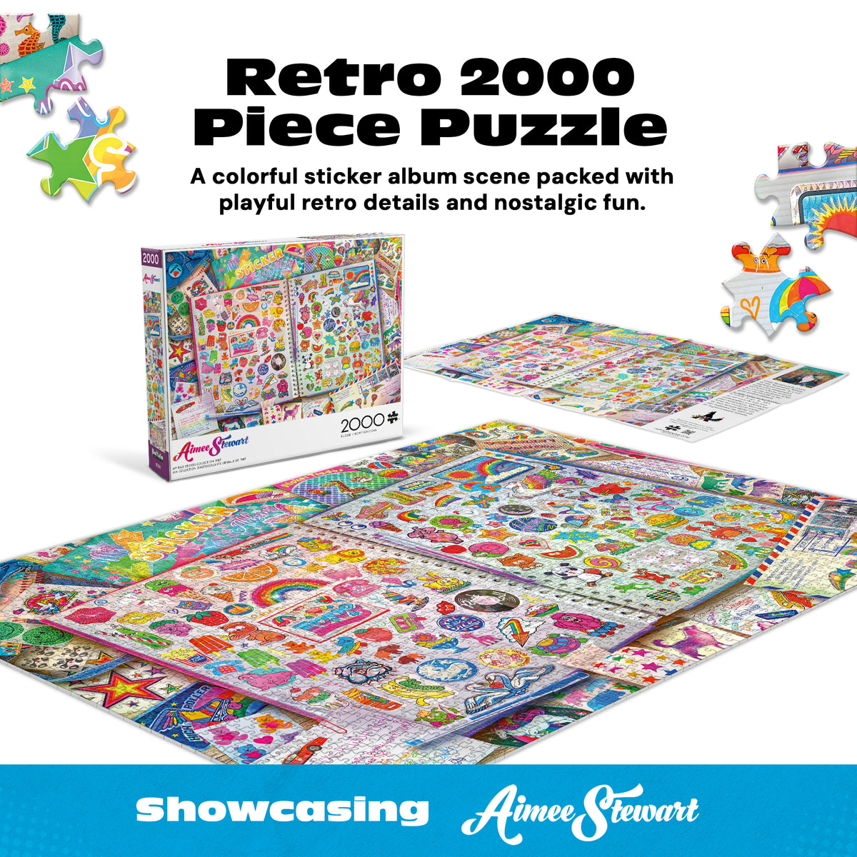 Aimee Stewart: My Rad Sticker Collection 1987 - 2000 Piece Puzzle
