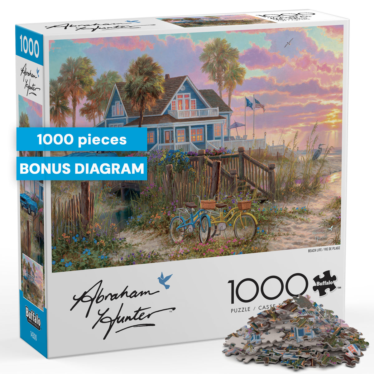 Abraham Hunter: Beach Life 1000 Piece Puzzle