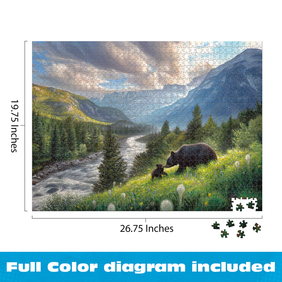 Charles Black: Mountain Momma 1000 Piece Puzzle