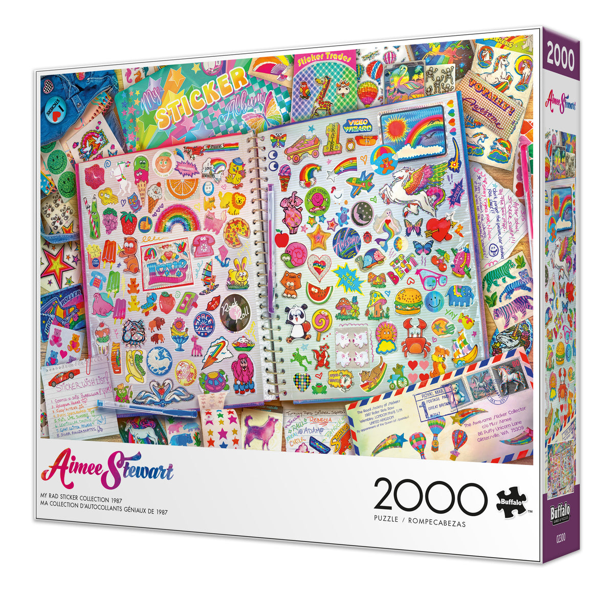 Aimee Stewart: My Rad Sticker Collection 1987 - 2000 Piece Puzzle