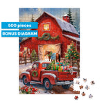 Country Life: Delivering Christmas 500 Piece Jigsaw Puzzle
