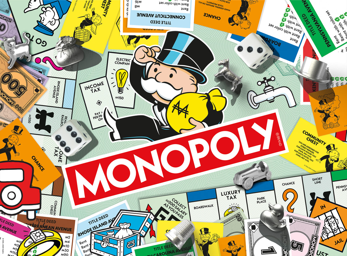 Monopoly Collage 1000 Piece Puzzle