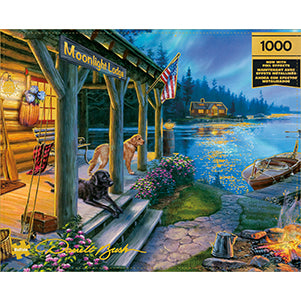 Gold Collection: Moonlight Lodge 1000 Jigsaw Puzzle