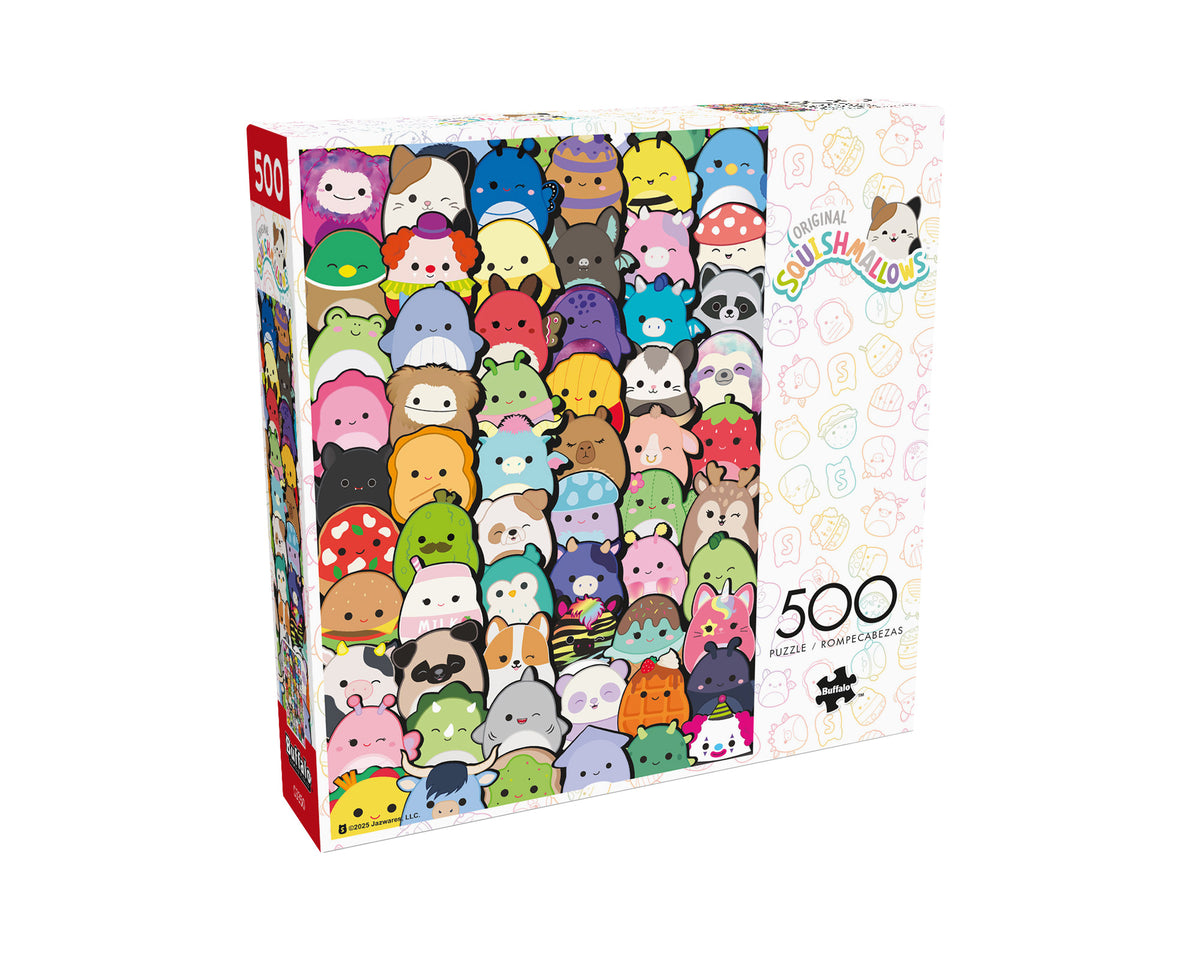 Squishmallows Collage - 500 Piece Jigsaw Puzzle