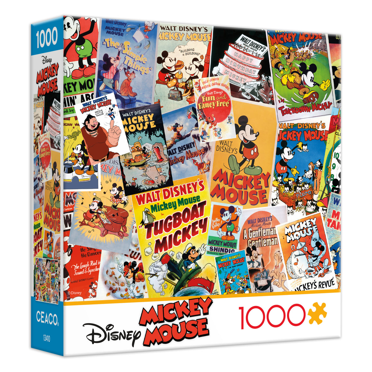 Ceaco - Vintage Mickey Mouse Poster Collage 1000 Piece Jigsaw Puzzle