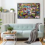 Silver Select: Marvel Comic Collage 2000 Piece Puzzle