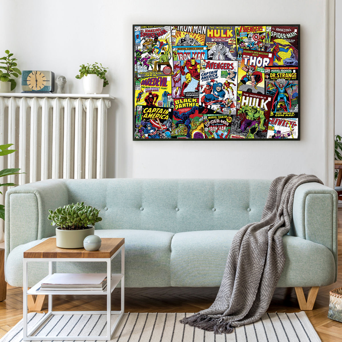 Silver Select: Marvel Comic Collage 2000 Piece Puzzle