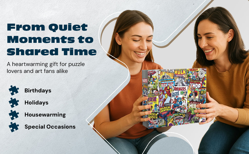Silver Select: Marvel Comic Collage 2000 Piece Puzzle