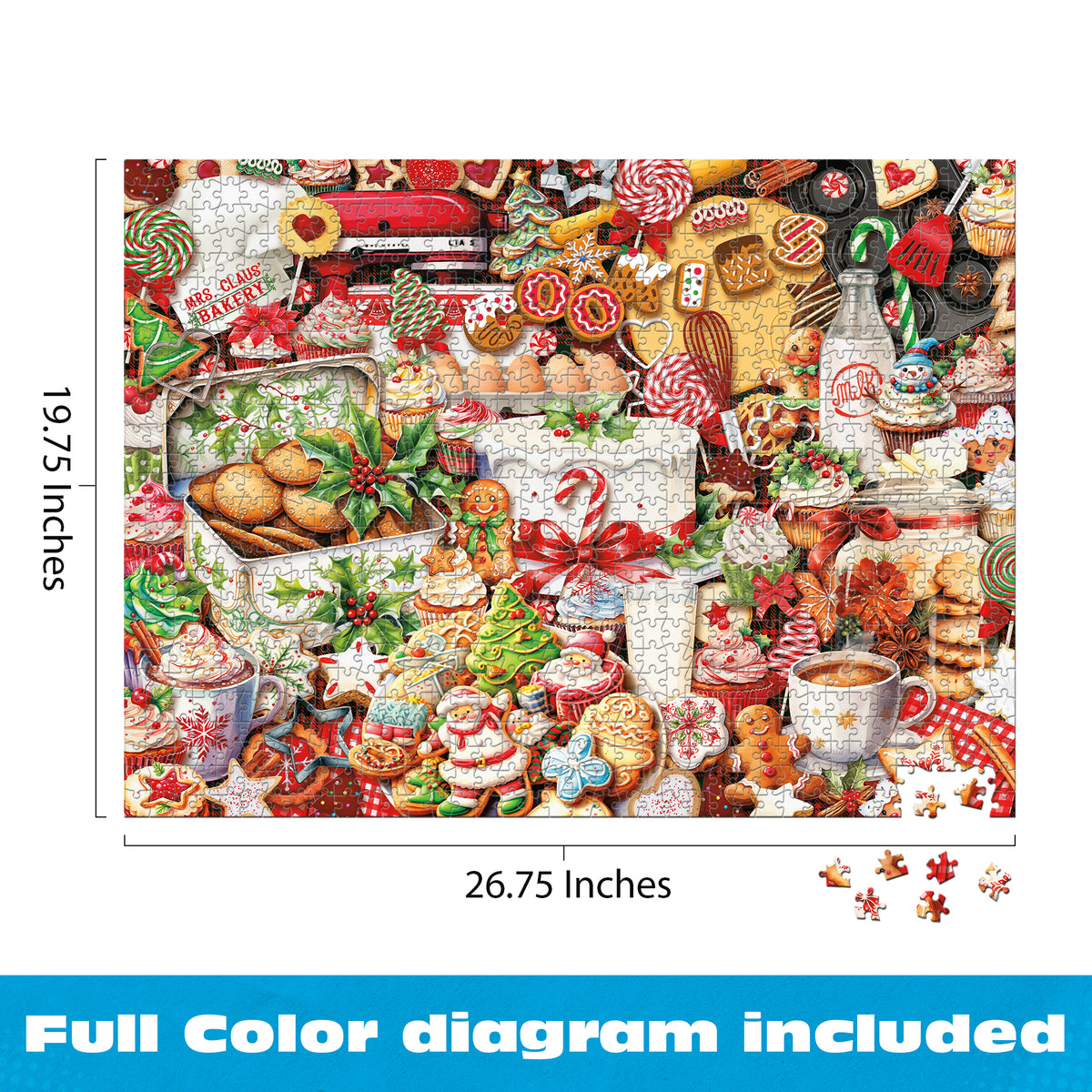 Christmas Baked Goods 1000 Piece Puzzle