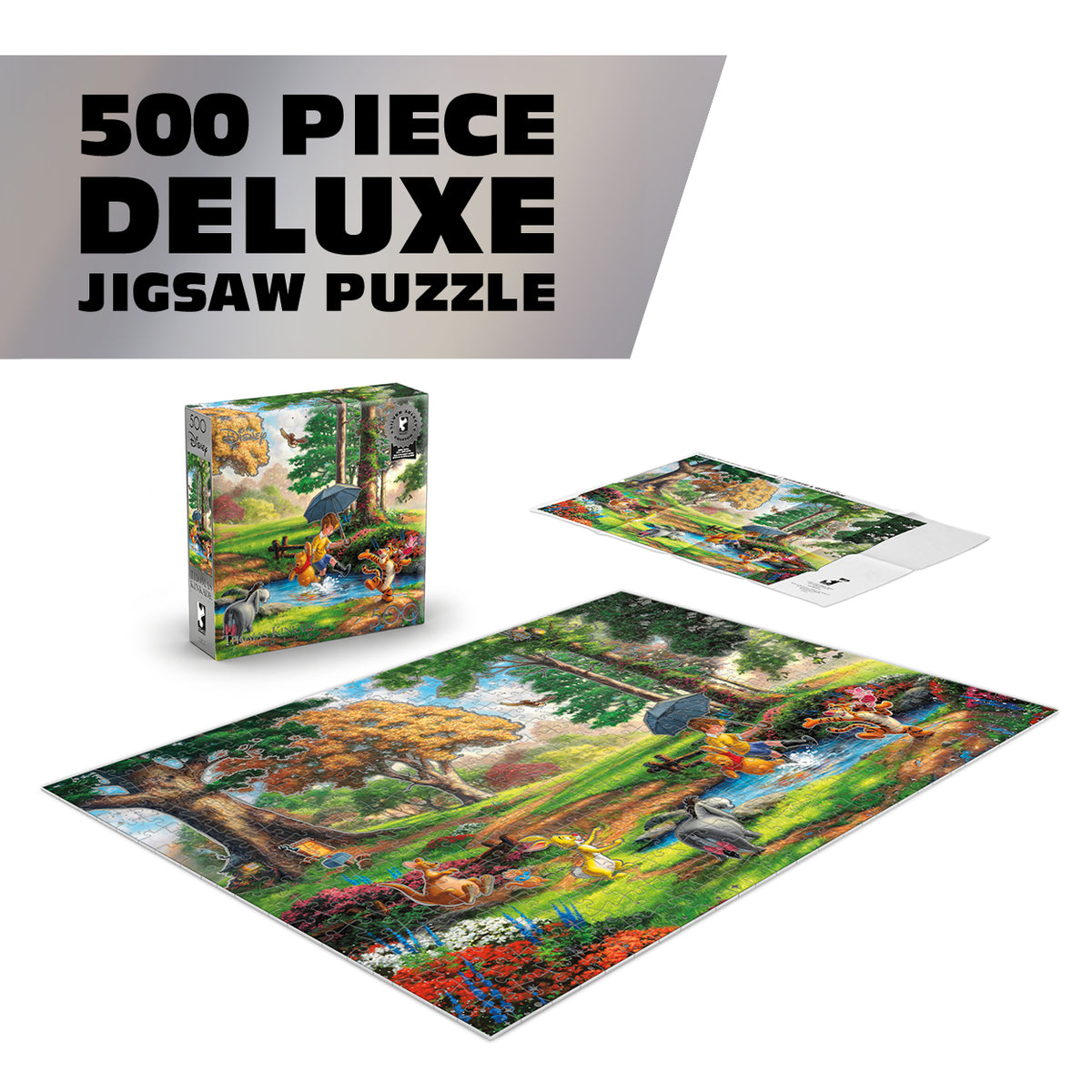 Thomas Kinkade Disney Silver Select: Winnie the Pooh 500 Piece Puzzle