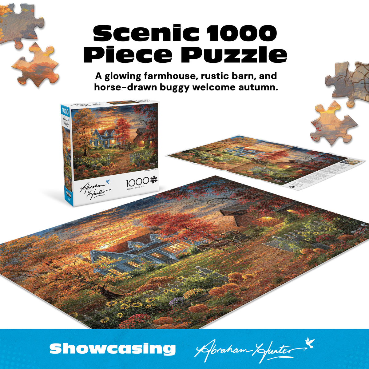 Abraham Hunter: Autumn Lights 1000 Piece Puzzle