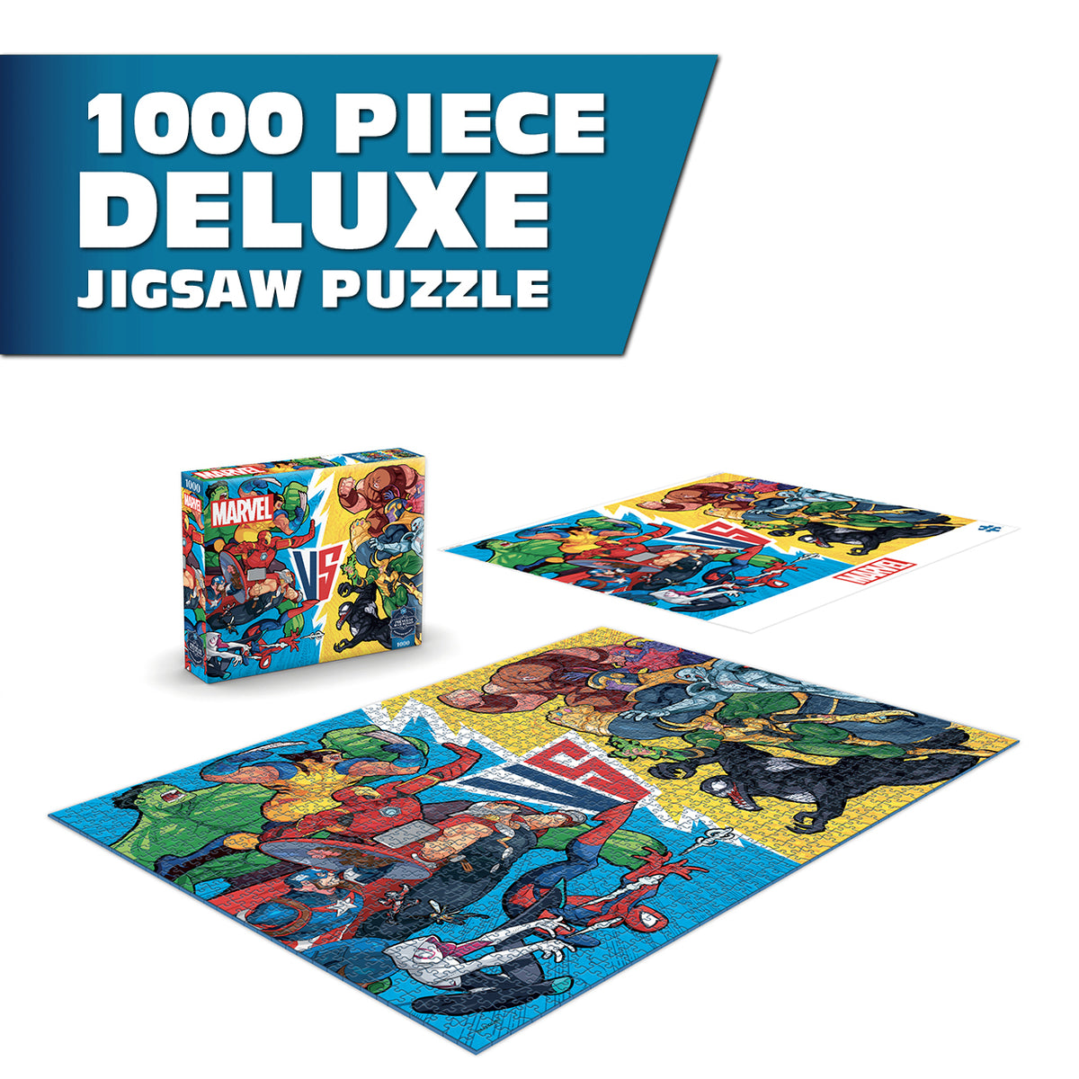 Marvel Versus puzzle for Adults, Sapphire Select - 1000 Pieces Jigsaw Puzzle