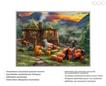 Ceaco Silver Select - Thomas Kinkade Harry Potter - Hagrid’s Hut - 1000 Piece Silver Select Jigsaw Puzzle