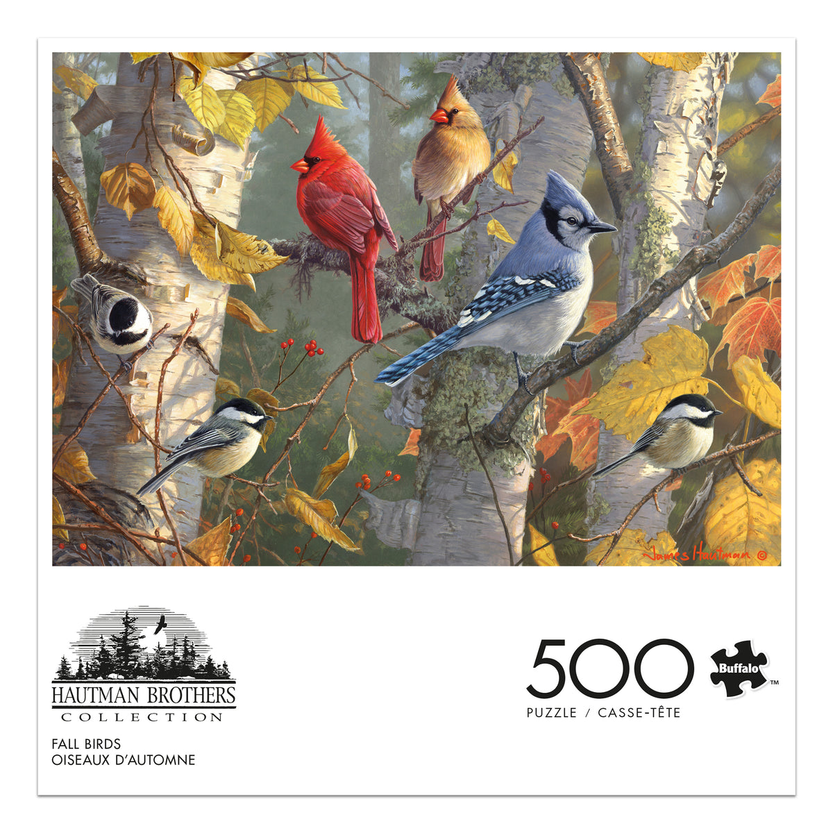 Hautman Brothers: Fall Birds 500 Piece Puzzle