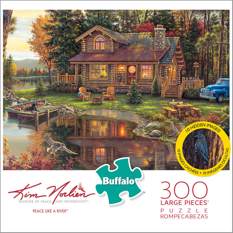 Kim Norlien Peace Like A River 300 Large Piece Jigsaw Puzzle Box