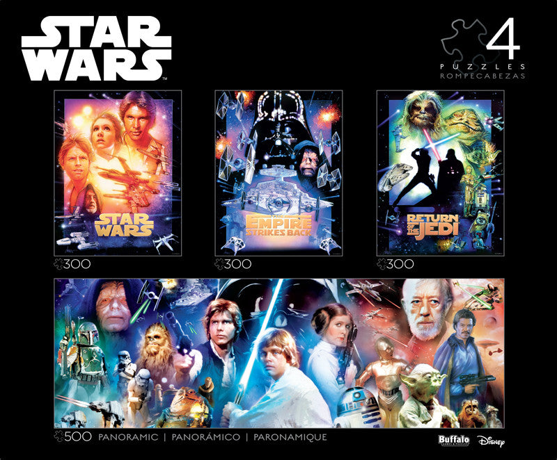 Star Wars™ Collector's Edition 4-in-1 Jigsaw Puzzle Multipack Box