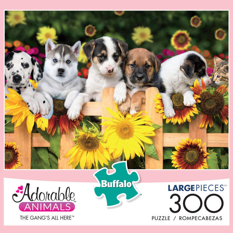 Adorable Animals The Gang's All Here 300 Large Piece Jigsaw Puzzle Box