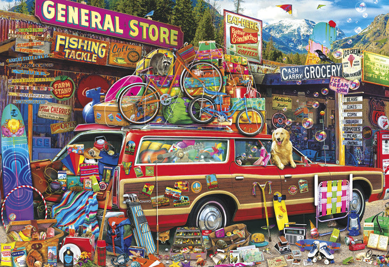 Aimee Stewart Family Vacation 2000 Piece Jigsaw Puzzle Art